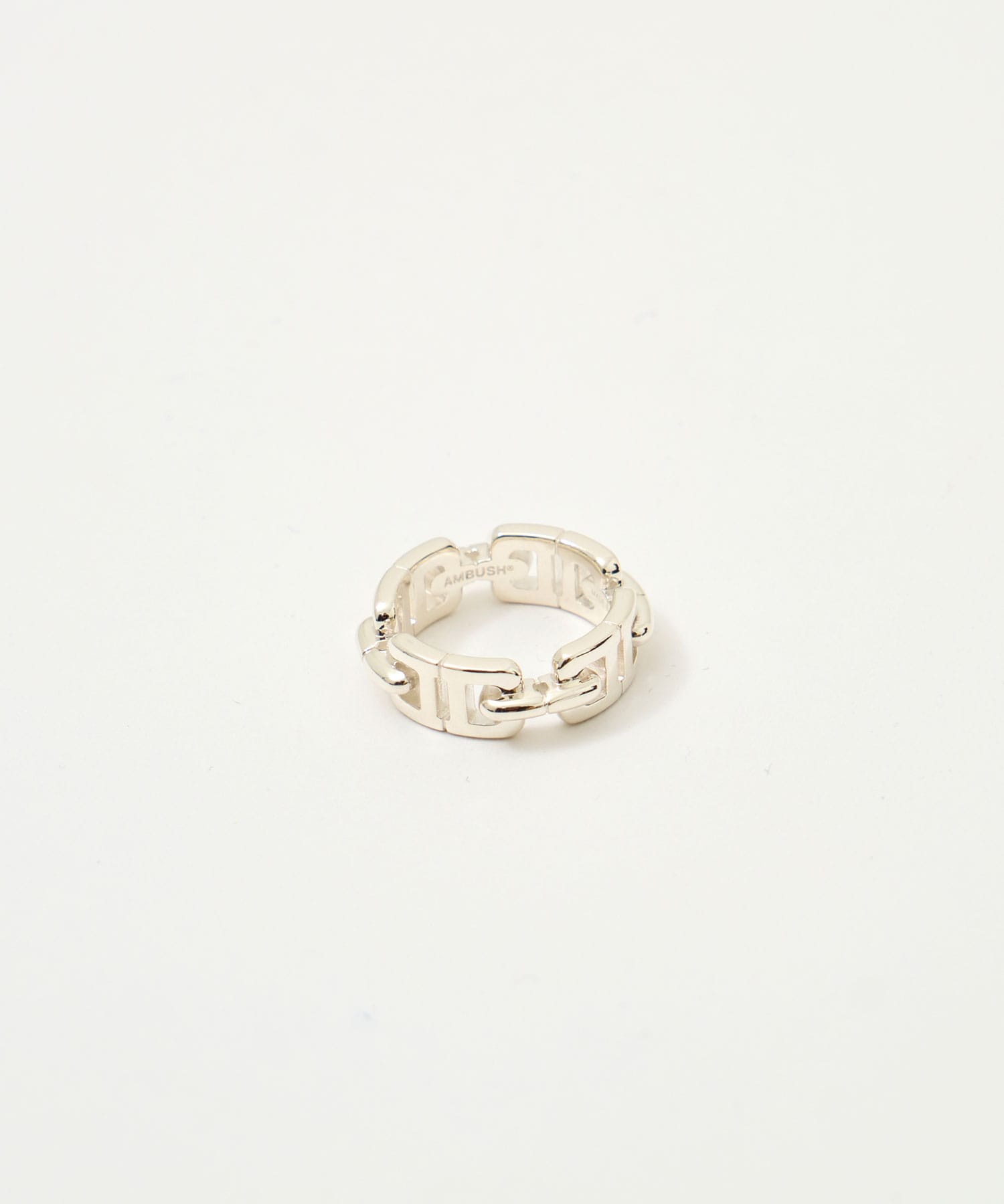 SMALL MONOGRAM CHAIN RING(XS SILVER): AMBUSH: WOMENS｜THE TOKYO