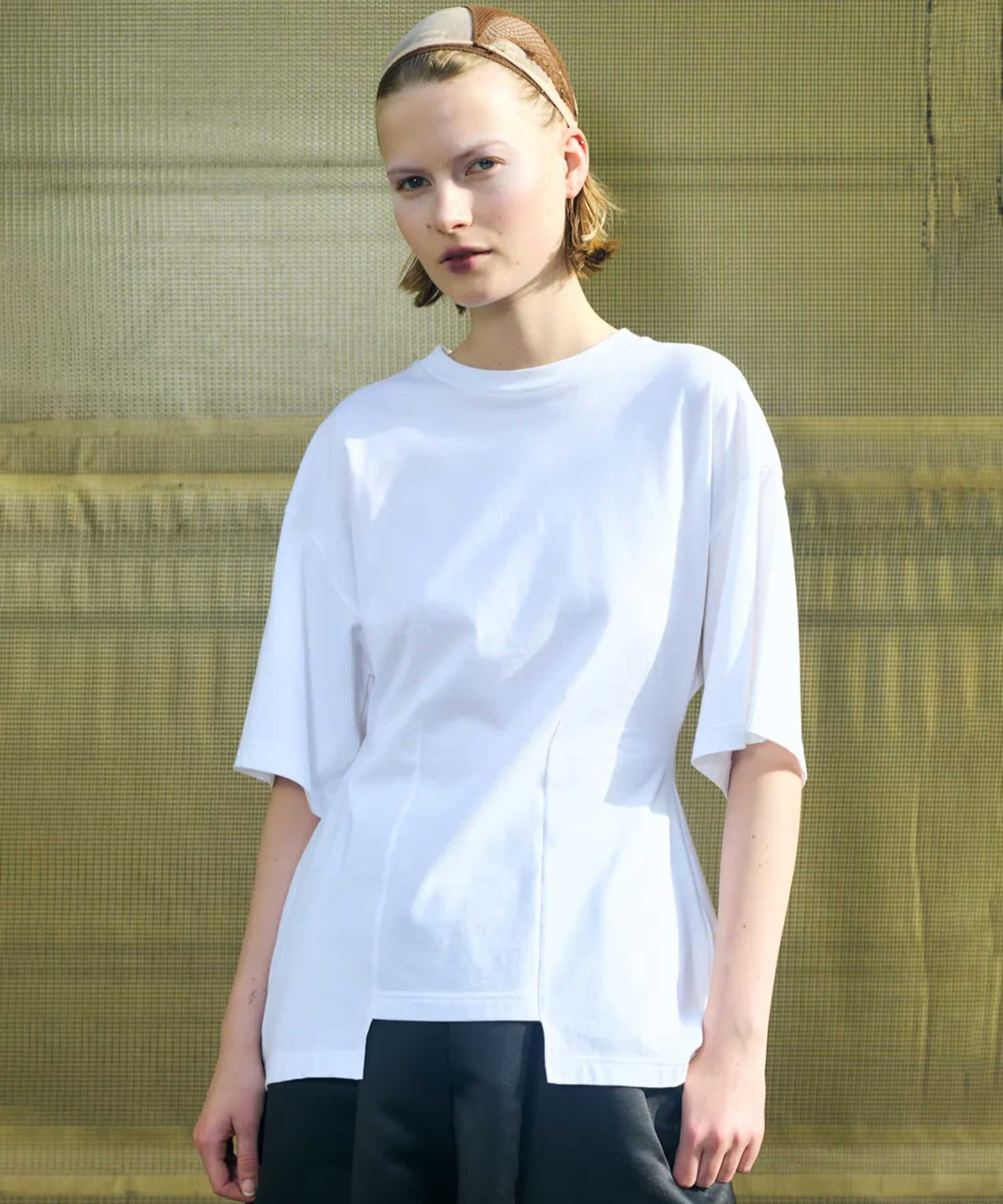 HALF-SLEEVES HEXAGON T-SHIRT｜ENFOLD（エンフォルド）正規取り扱い