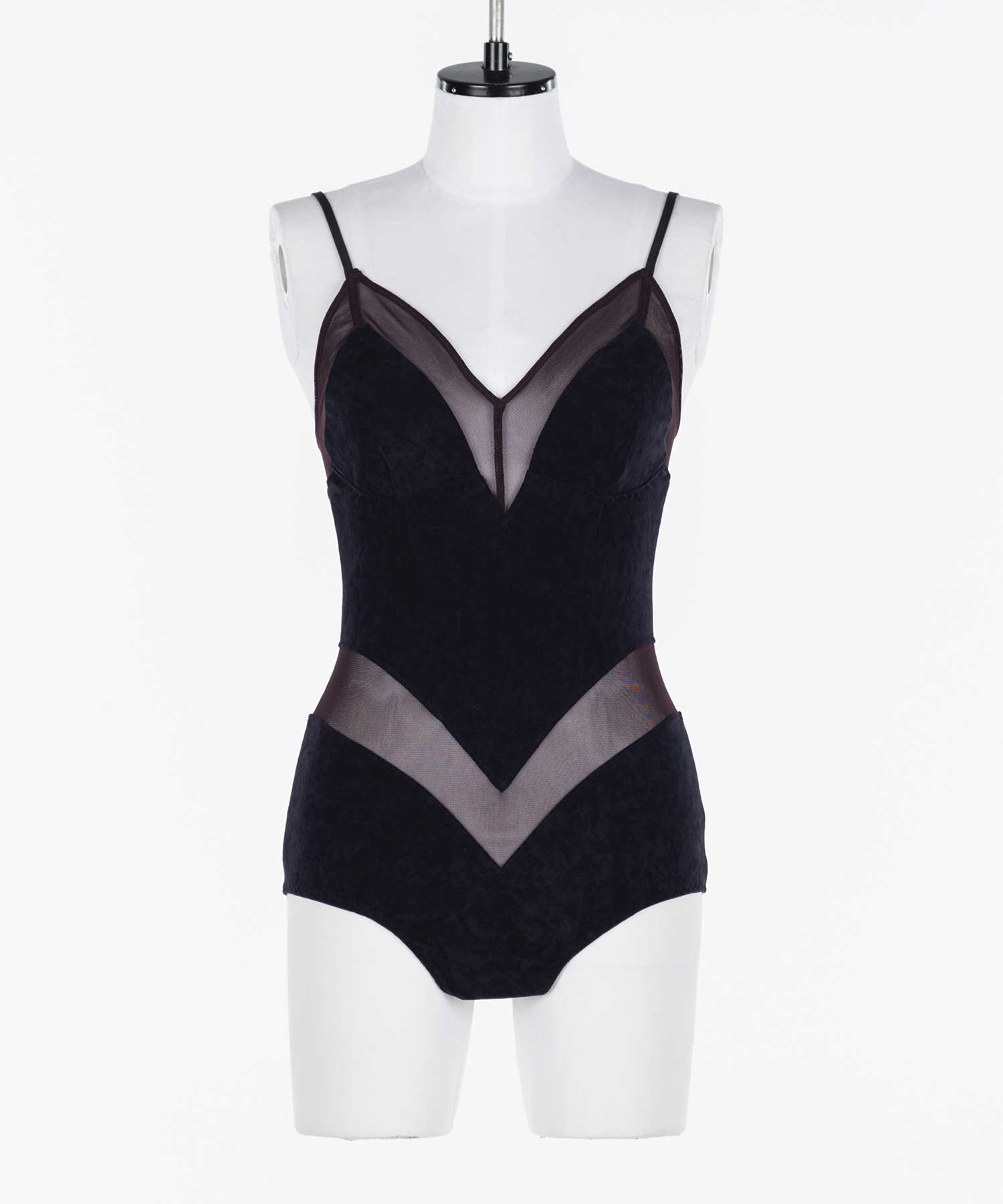 Velour paneled bodysuit(36 BLACK): FETICO: WOMENS｜THE TOKYO