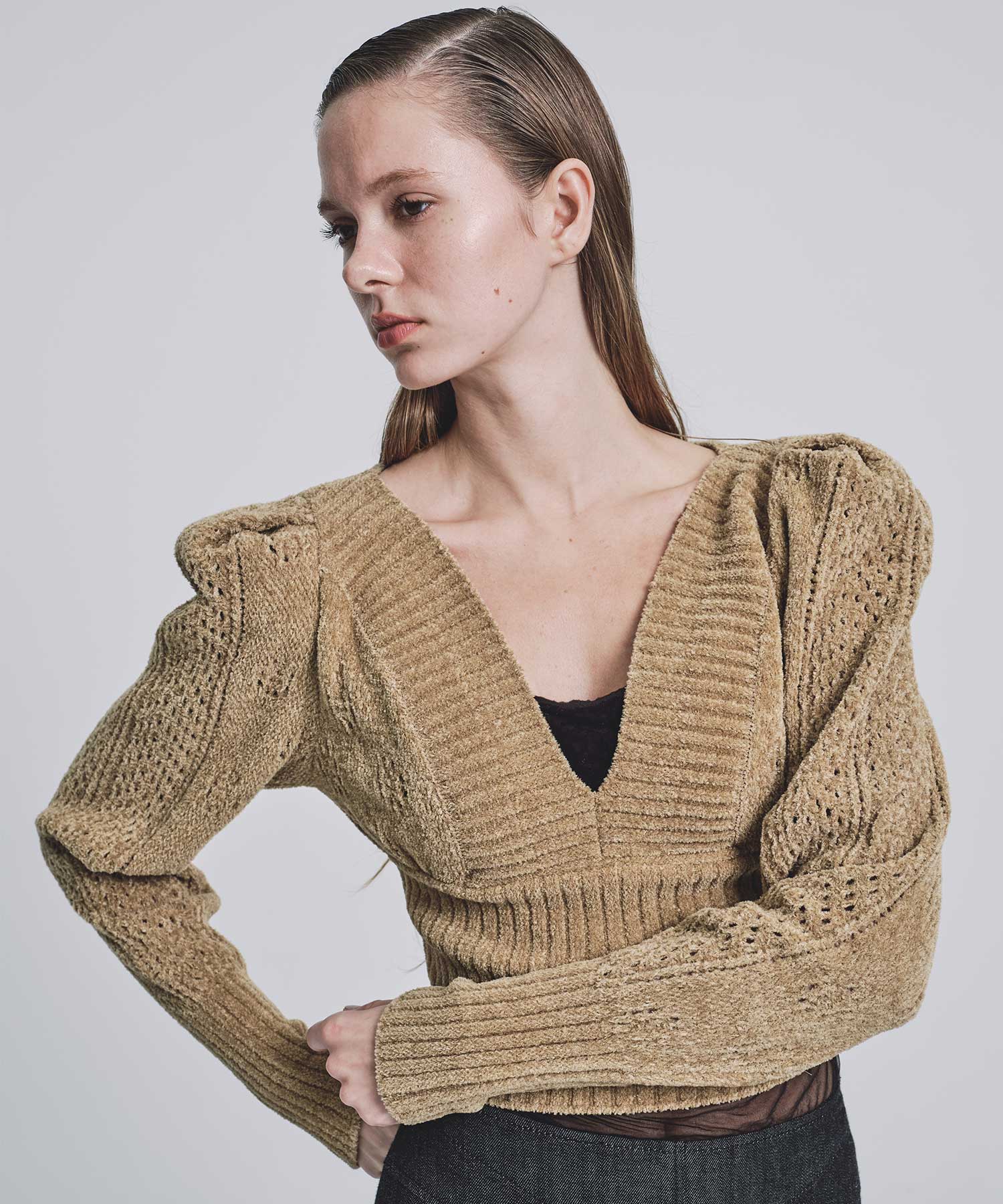 Mole knitted jumper(36 OFF WHITE): FETICO: WOMENS｜THE TOKYO