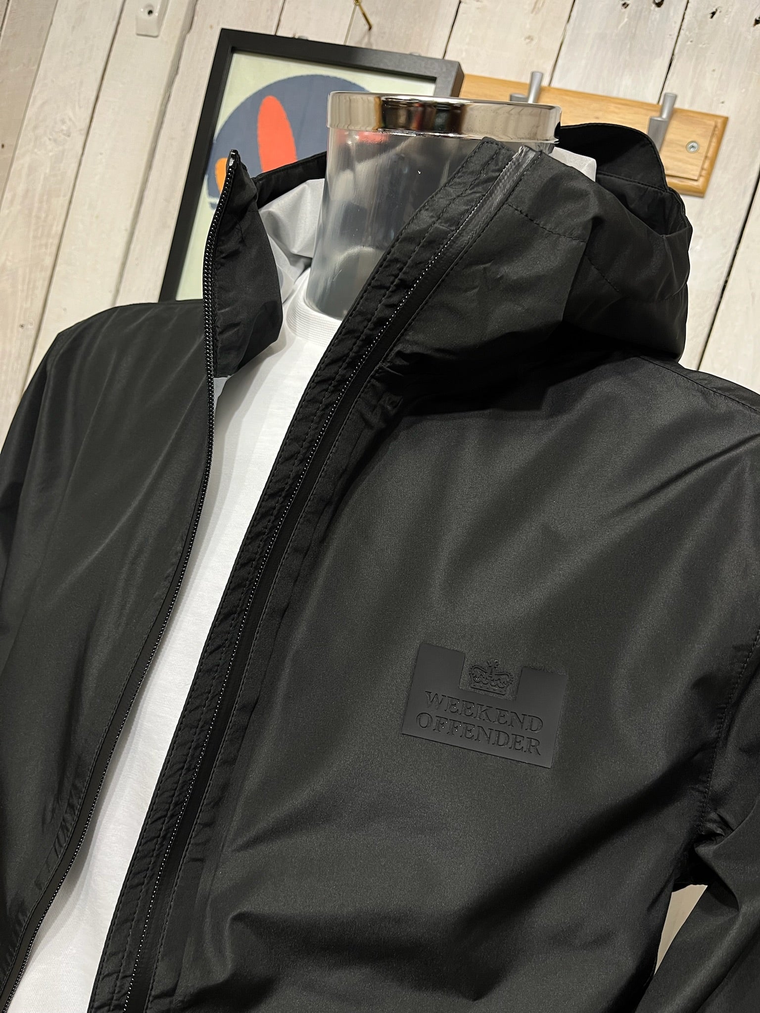 Weekend Offender Pack-Away Jacket - Black (Waterproof