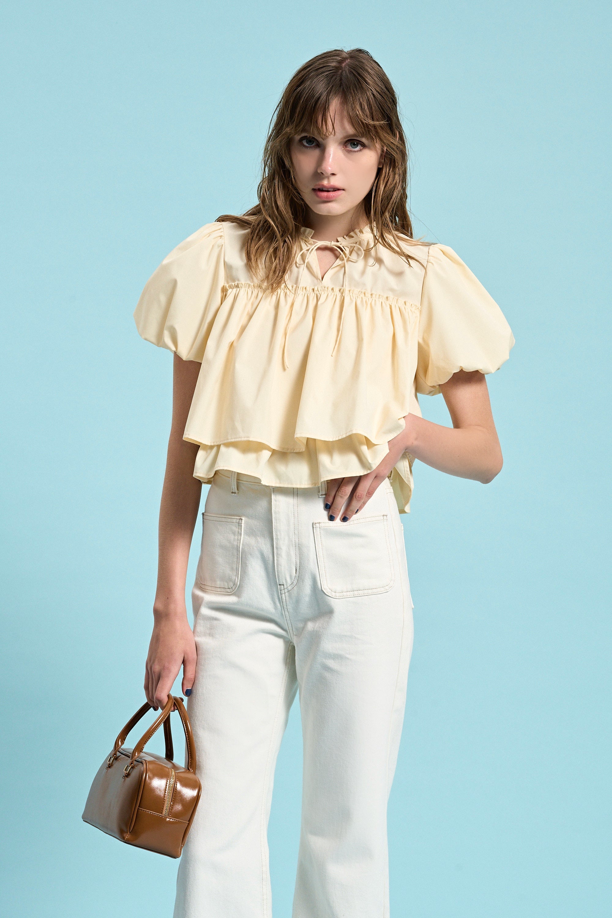 Porto Puff Blouse – THE TOÉ