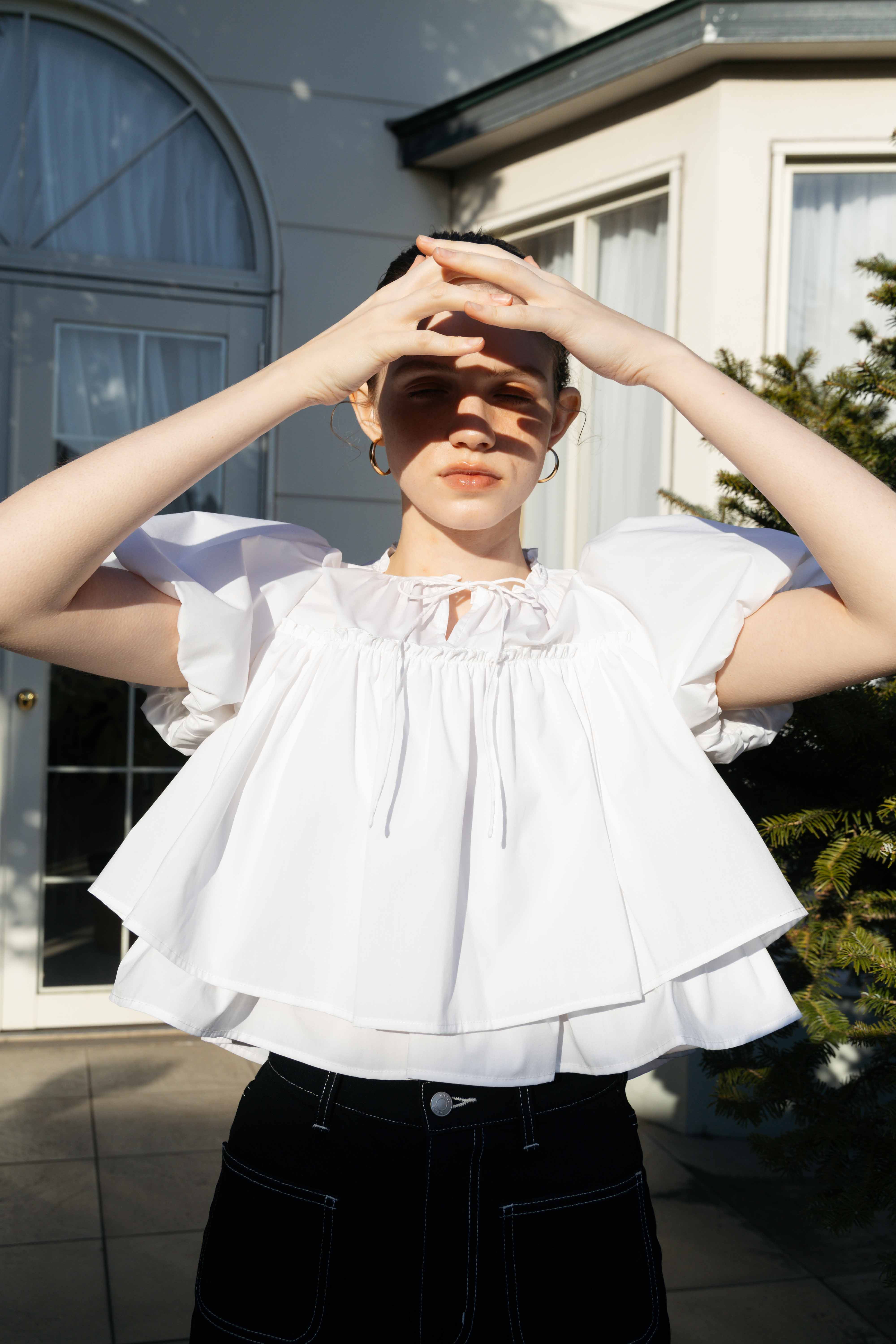 thetoe ニットセーター 白 【公式通販】