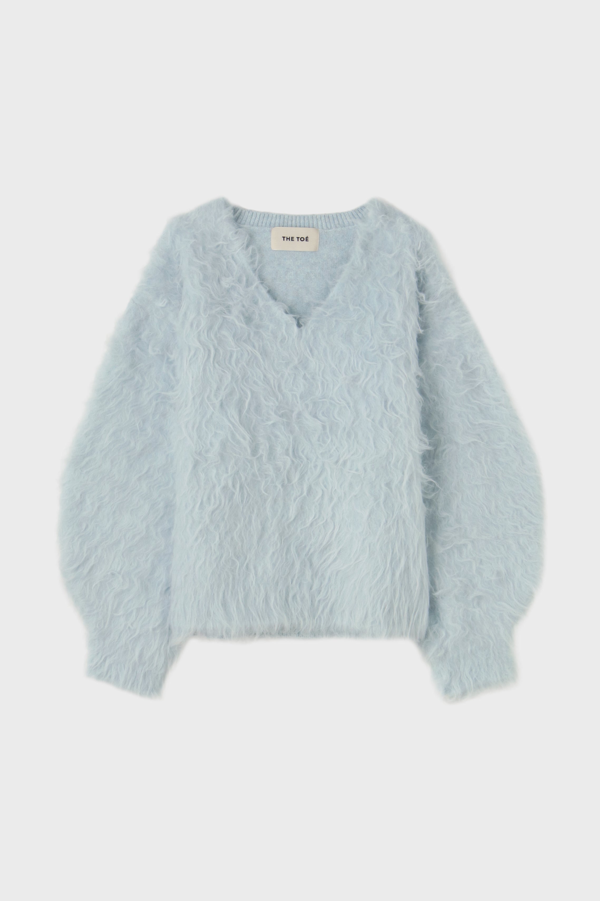 Eltz Shaggy Vneck Knit – THE TOÉ