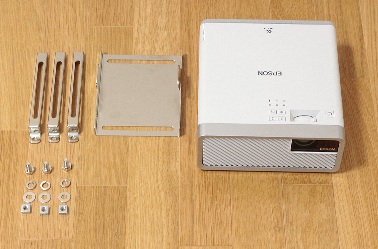 エプソンEF-100Wを天吊り金具スパイダー2で天吊設置する方法