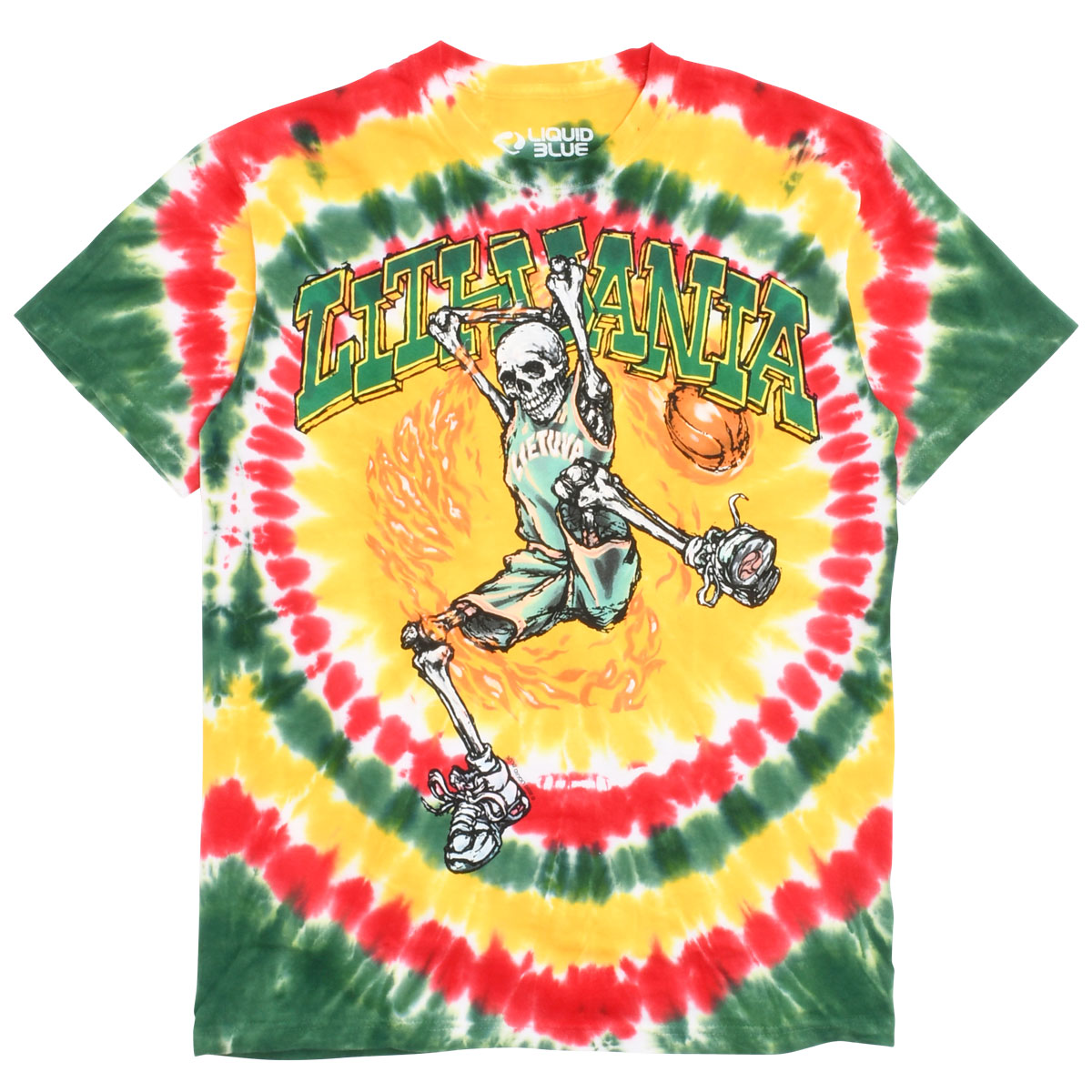 LIQUID BLUE】(リキッドブルー) GRATEFUL DEAD LITHUANIA BASKETBALL