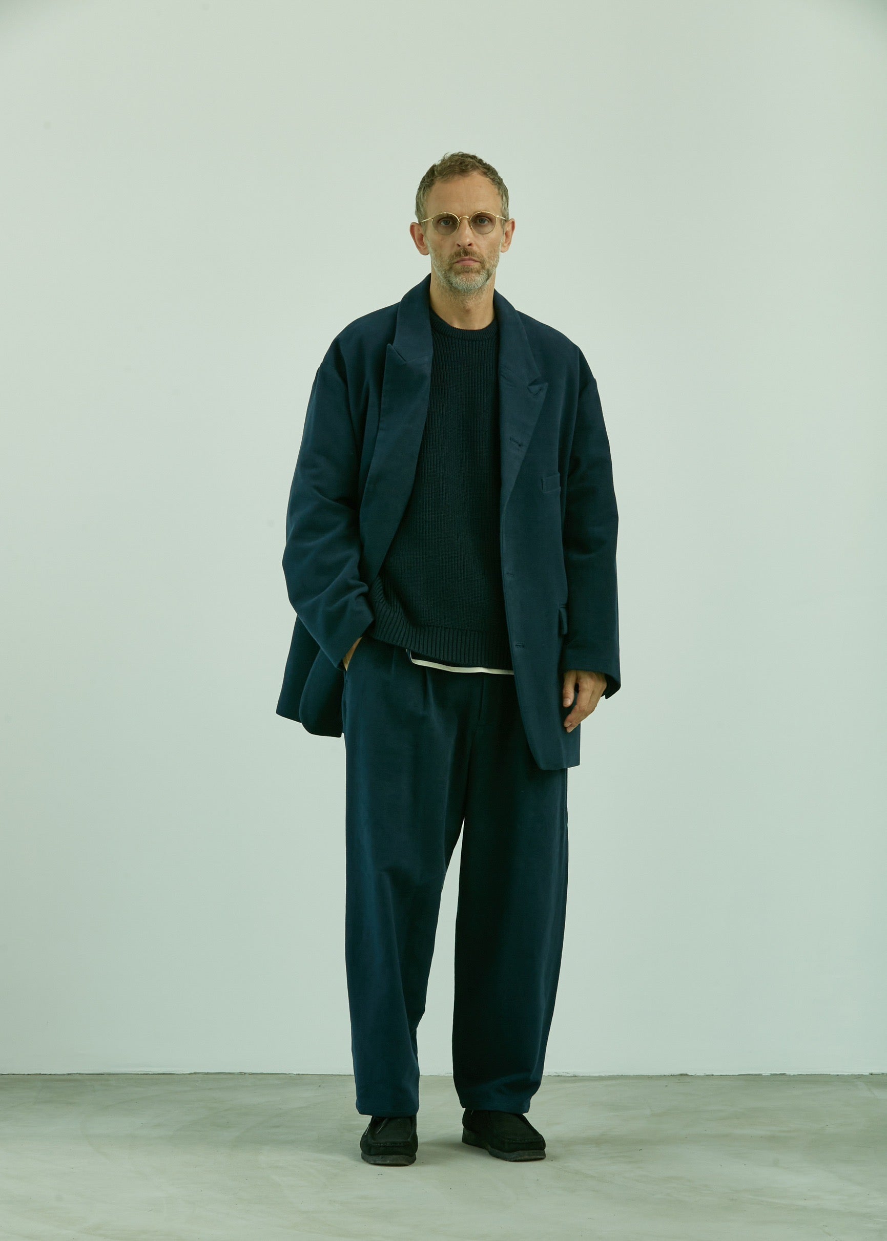 MOLESKIN LONG TAILORED JACKET – THE DAY