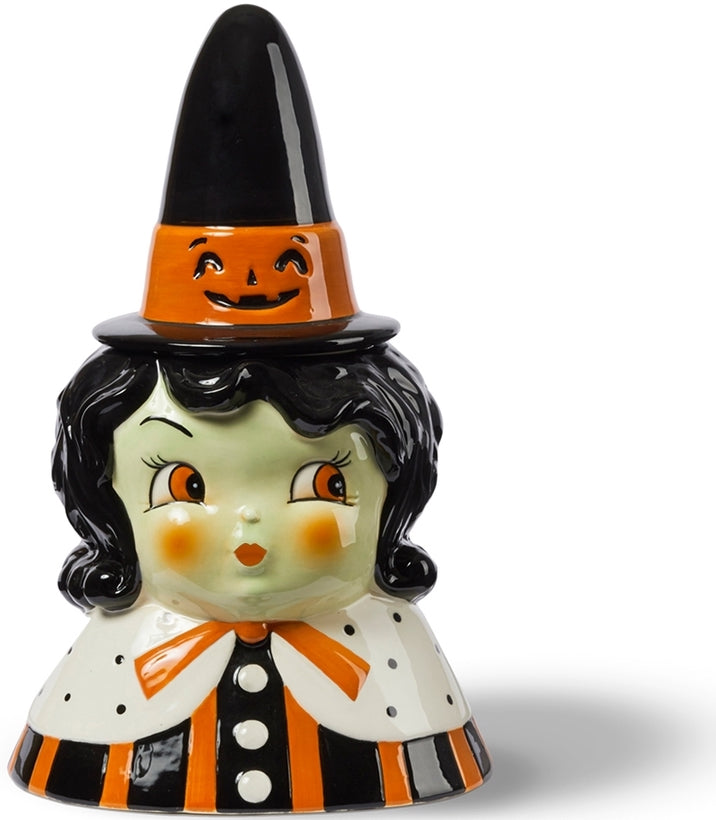 Johanna Parker Witch Cookie Jar | Halloween - TheHolidayBarn.com