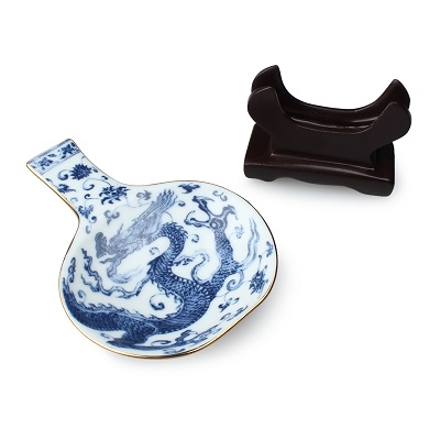 国立故宮博物院 3D文物鑑賞-3D文物-明 永楽 青花穿蓮龍紋天球瓶