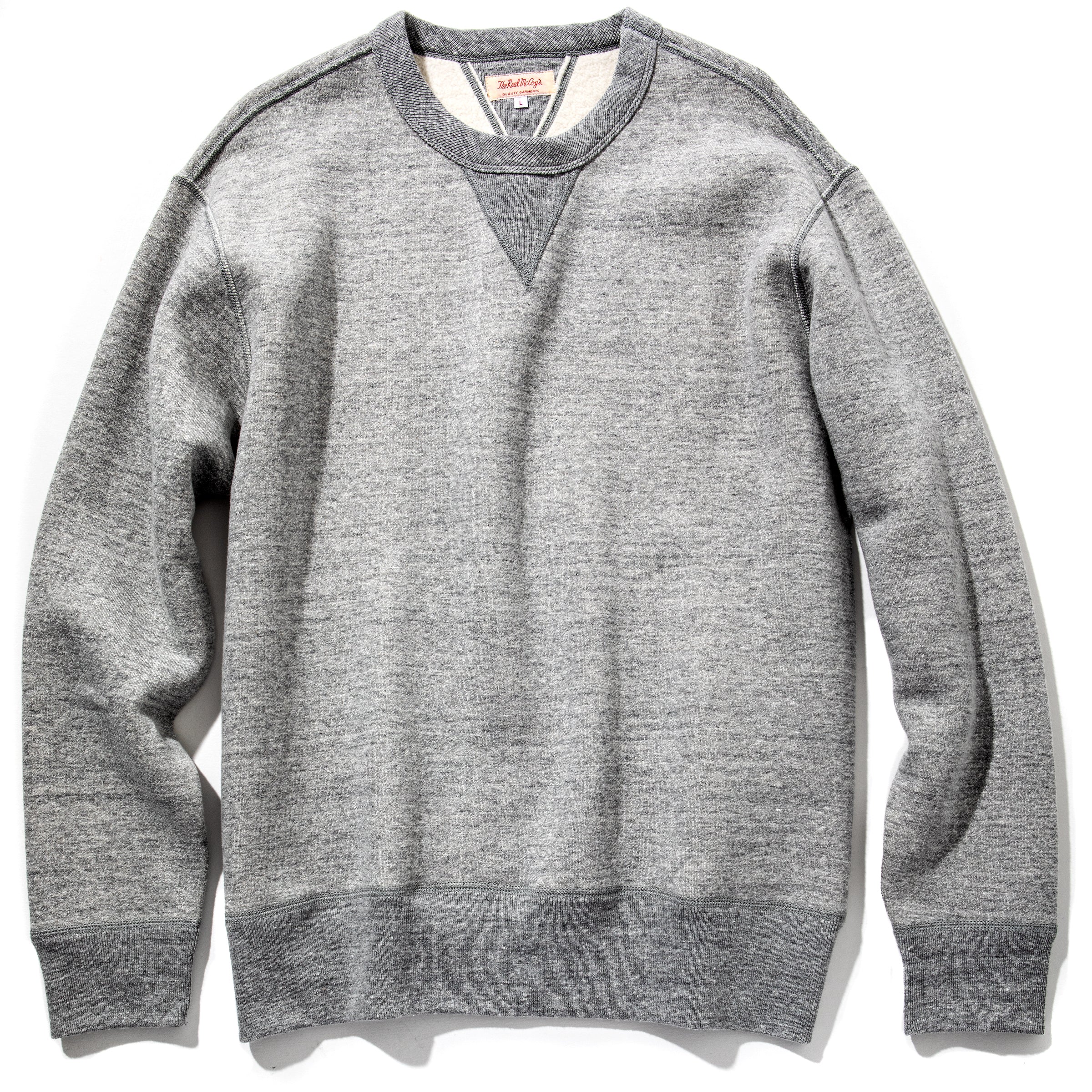 10 oz. LOOPWHEEL CREWNECK SWEATSHIRT – The Real McCoy's