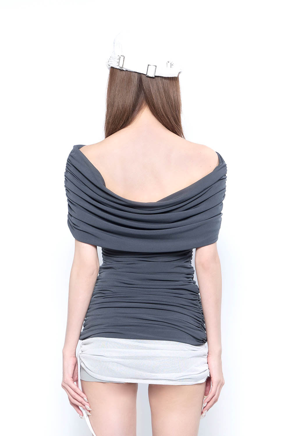 THEREDTHREAD】S drop off shoulder tops