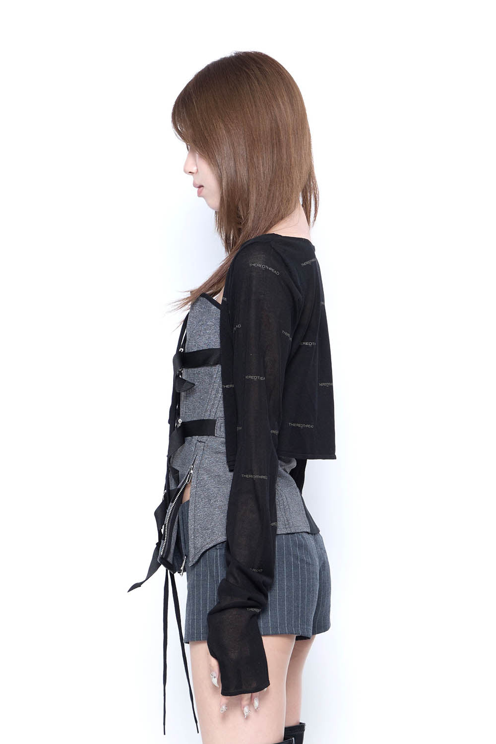 THEREDTHREAD】S burlesque corset