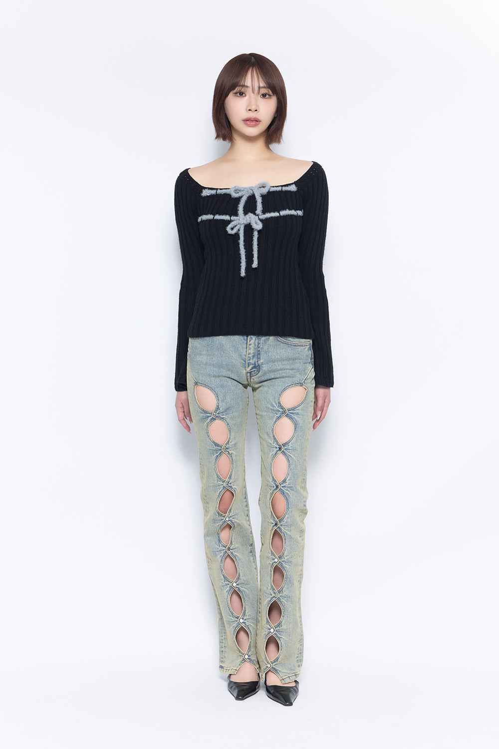 THEREDTHREAD / ザレッドスレッド】S cutting denim 1