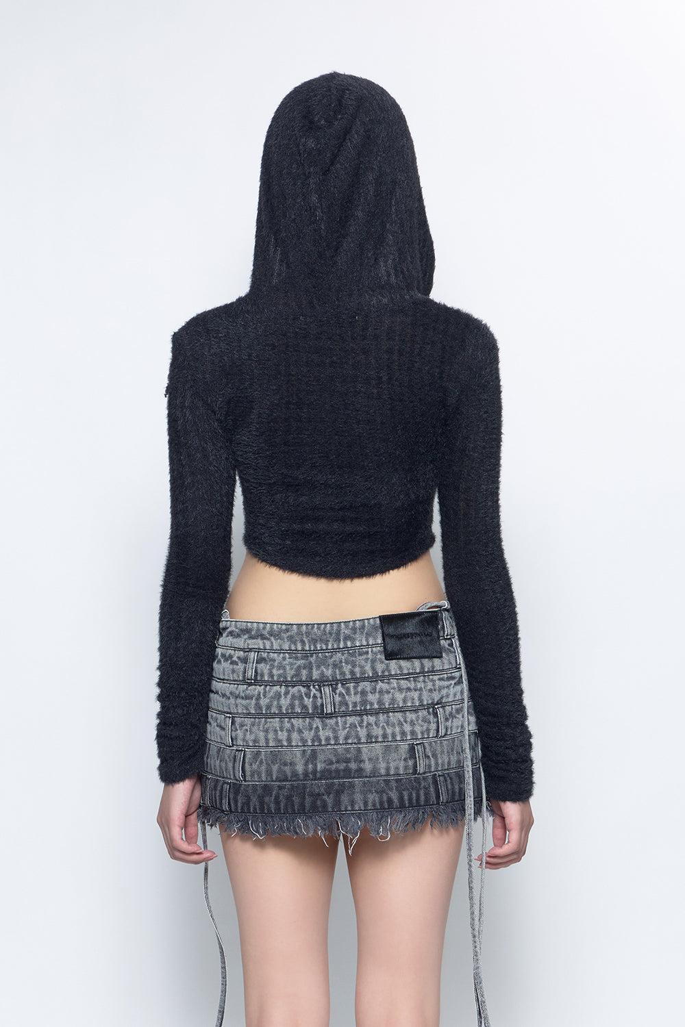 THEREDTHREAD / ザレッドスレッド】S w zip brushed hoodie