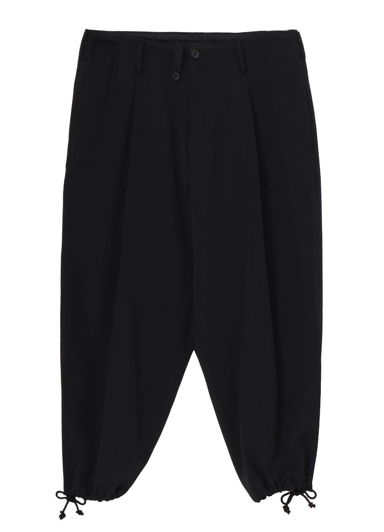 WOOL GABARDINE NEW STANDARD 2TUCKS STRING PANTS – THE SHOP YOHJI