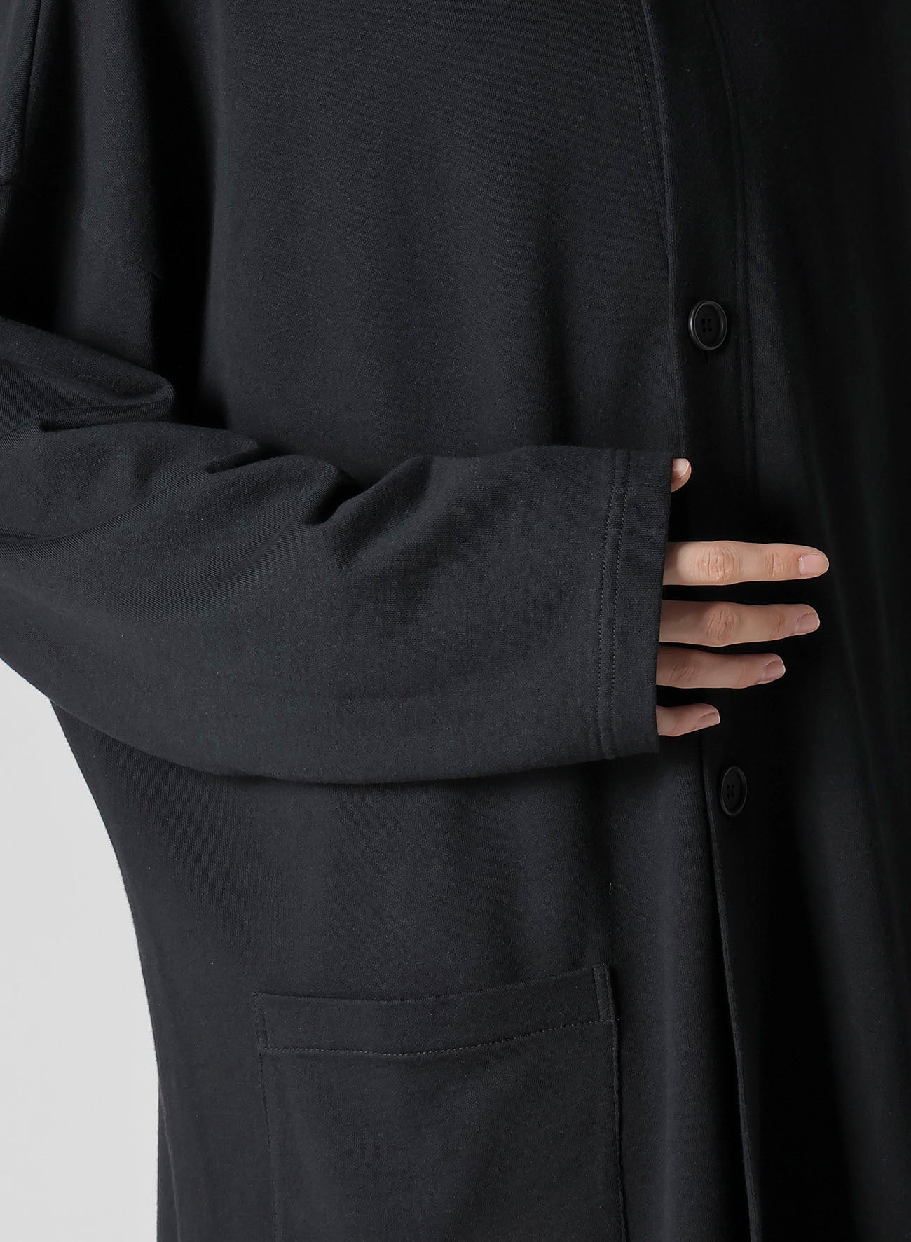 REGULATION ASYMMETRY LONG CARDIGAN – THE SHOP YOHJI YAMAMOTO