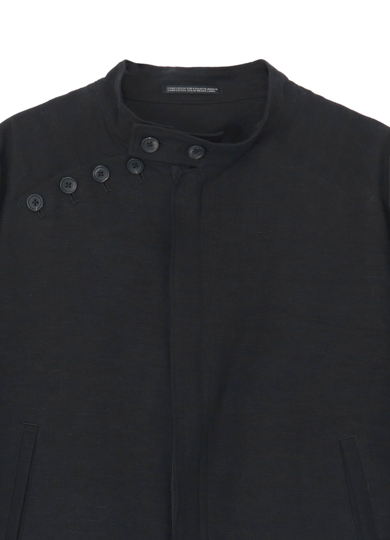 LI/RYCANVAS W-EMBROIDERY AND PLEATS JKT – THE SHOP YOHJI YAMAMOTO