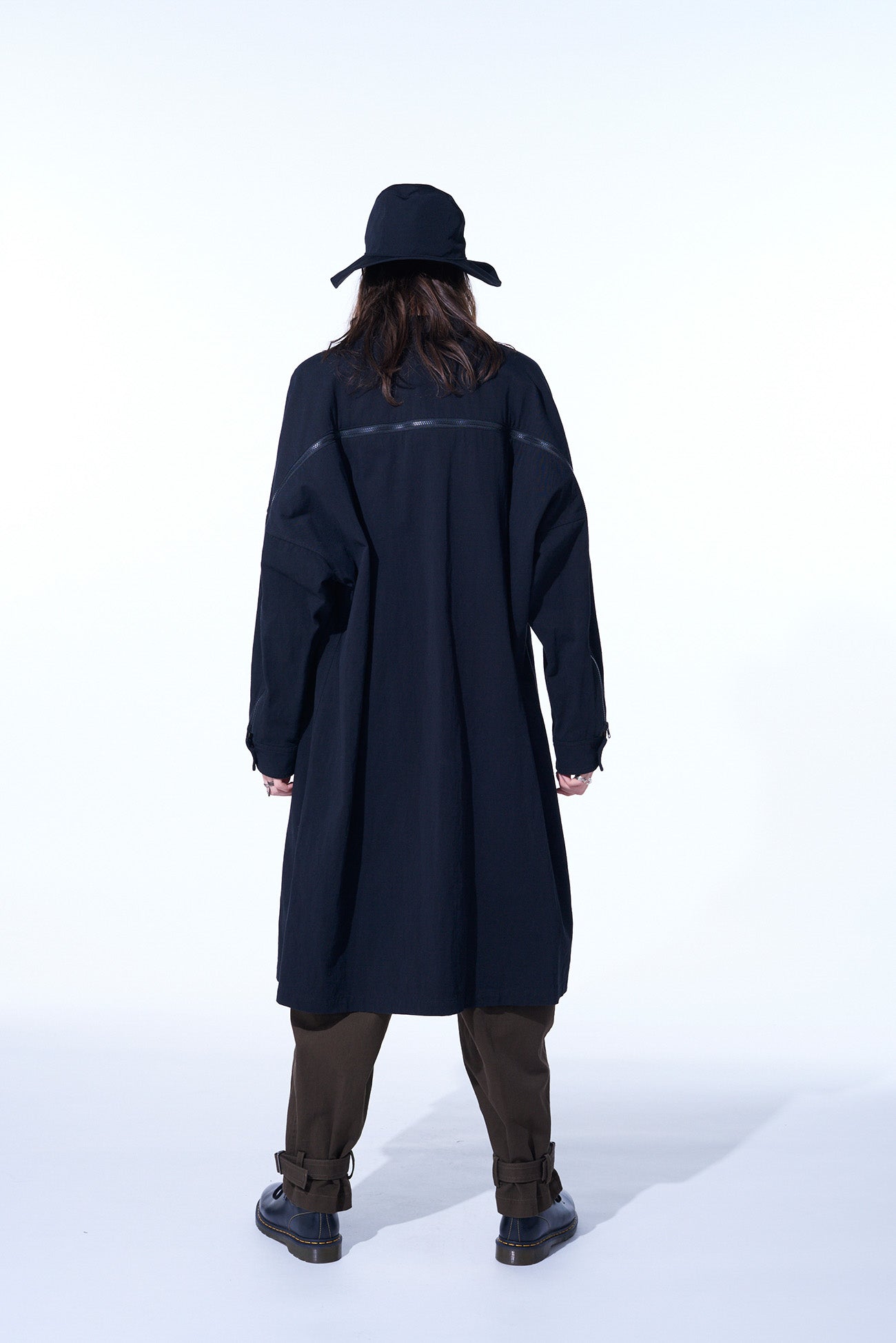 COTTON/HEMP TWILL BACK YOKE ZIP COAT – THE SHOP YOHJI YAMAMOTO