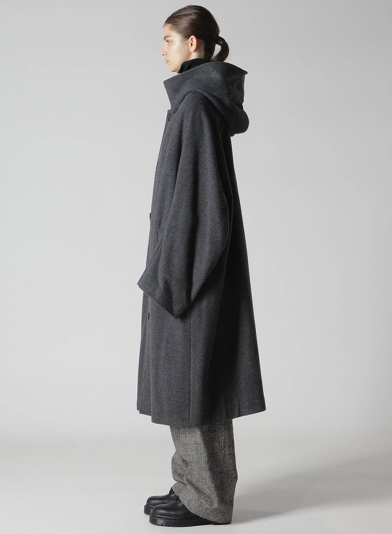 AIRY MOSSER LONG CAPE COAT – THE SHOP YOHJI YAMAMOTO