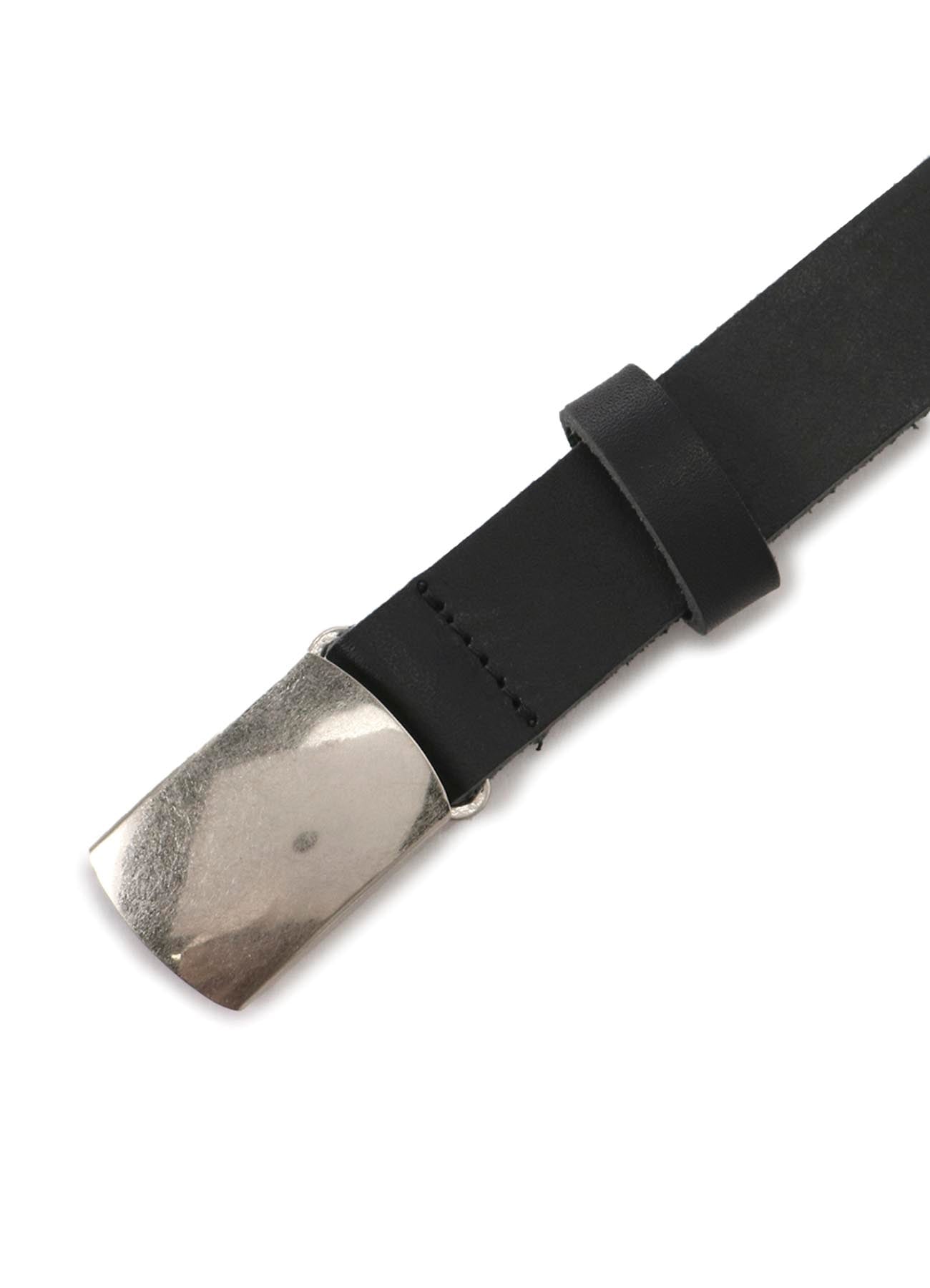 SOFT COW LEATHER LONG BELT(FREE SIZE Black): Ground Y｜THE SHOP