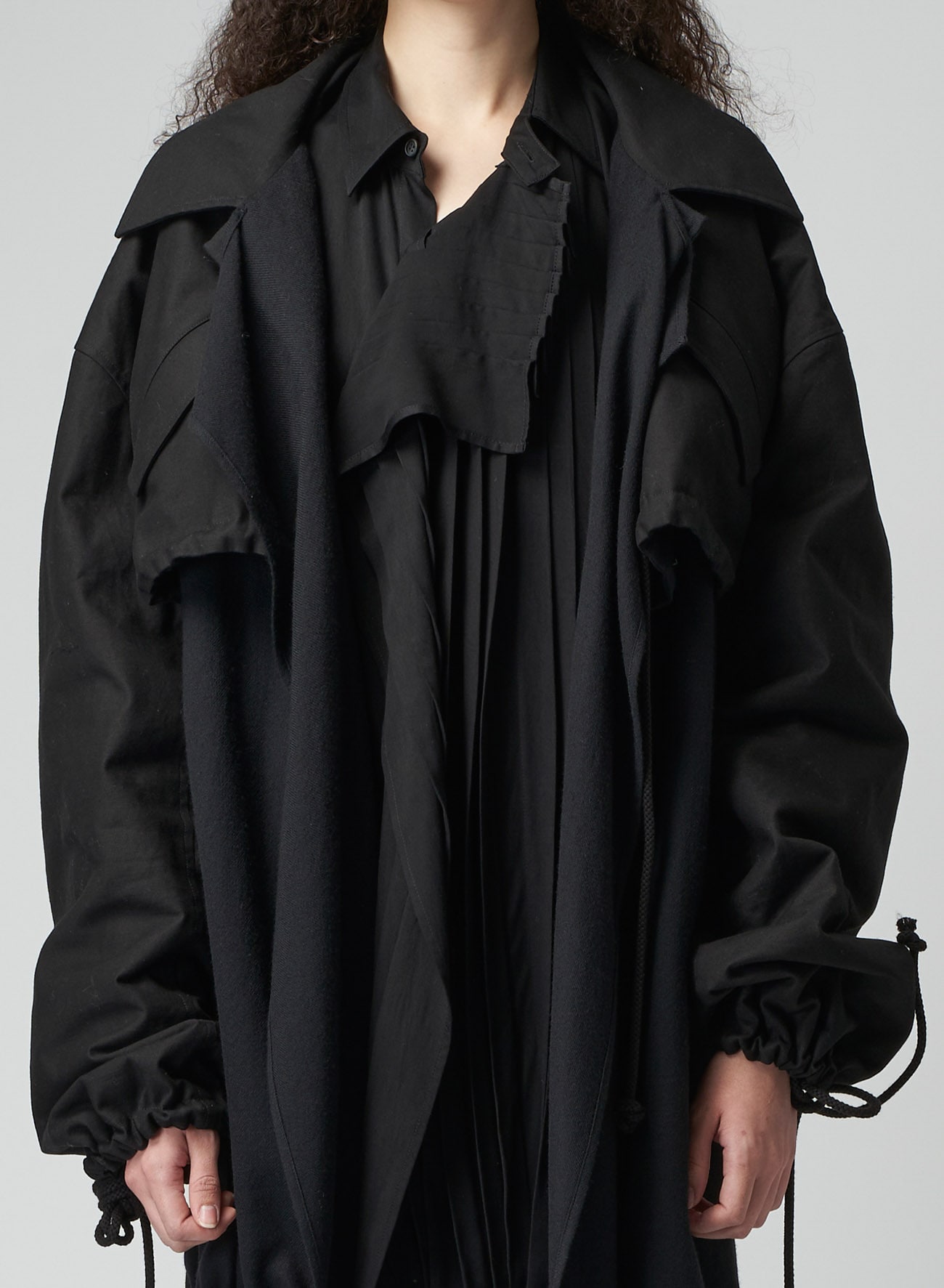 LAYERED MODS COAT(XS Black): Vintage｜THE SHOP YOHJI YAMAMOTO