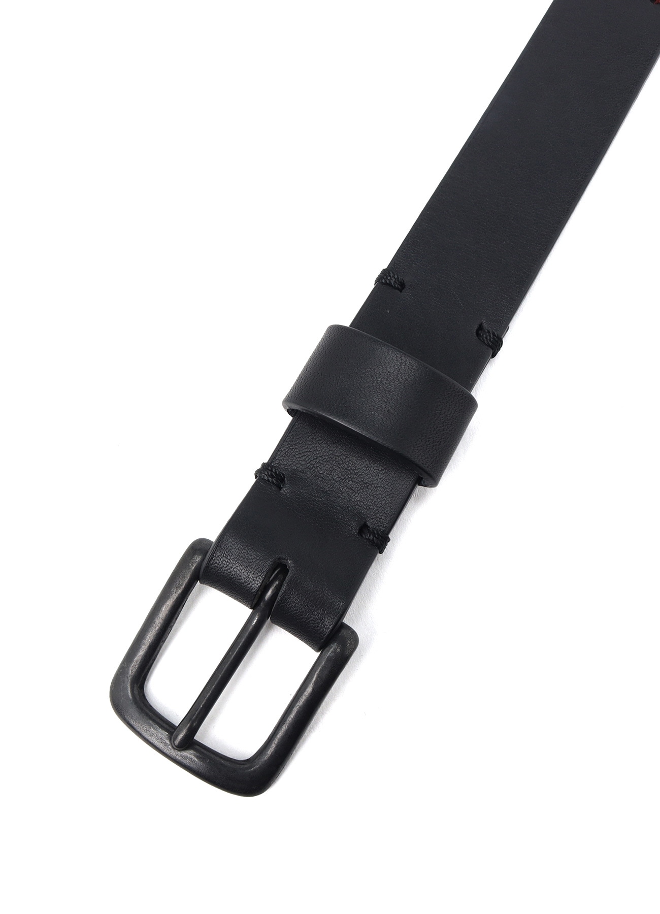 30MM LEATHER STITCH BELT(FREE SIZE Red): Y's｜THE SHOP YOHJI YAMAMOTO