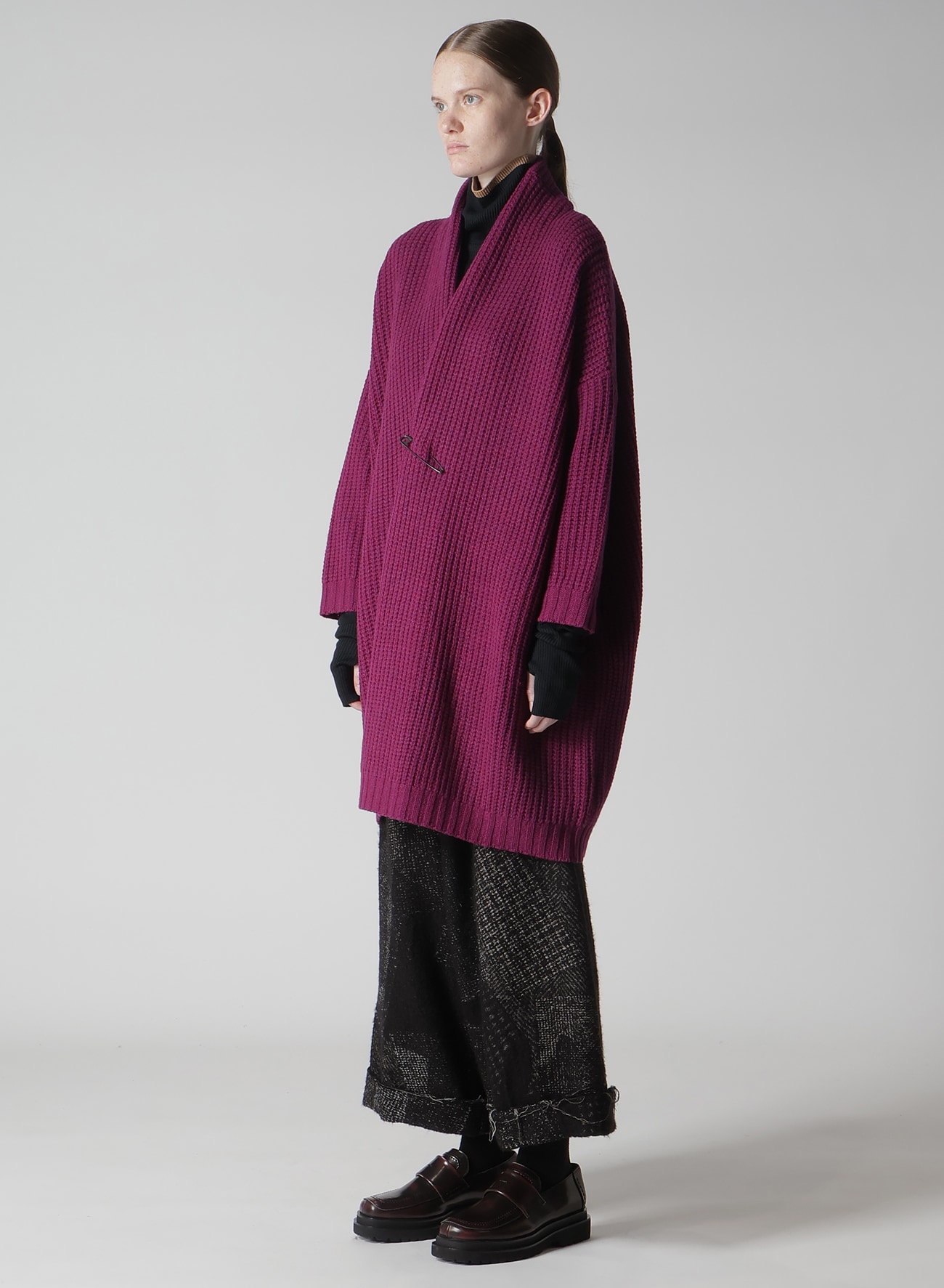 WOOL KNIT CARDIGAN(S Purple): Soldes｜THE SHOP YOHJI YAMAMOTO