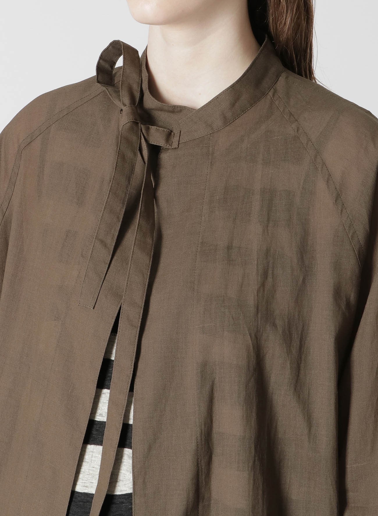 RAMIE OIL LAWN SURGICAL GOWN(XS Khaki): Vintage｜Special Price