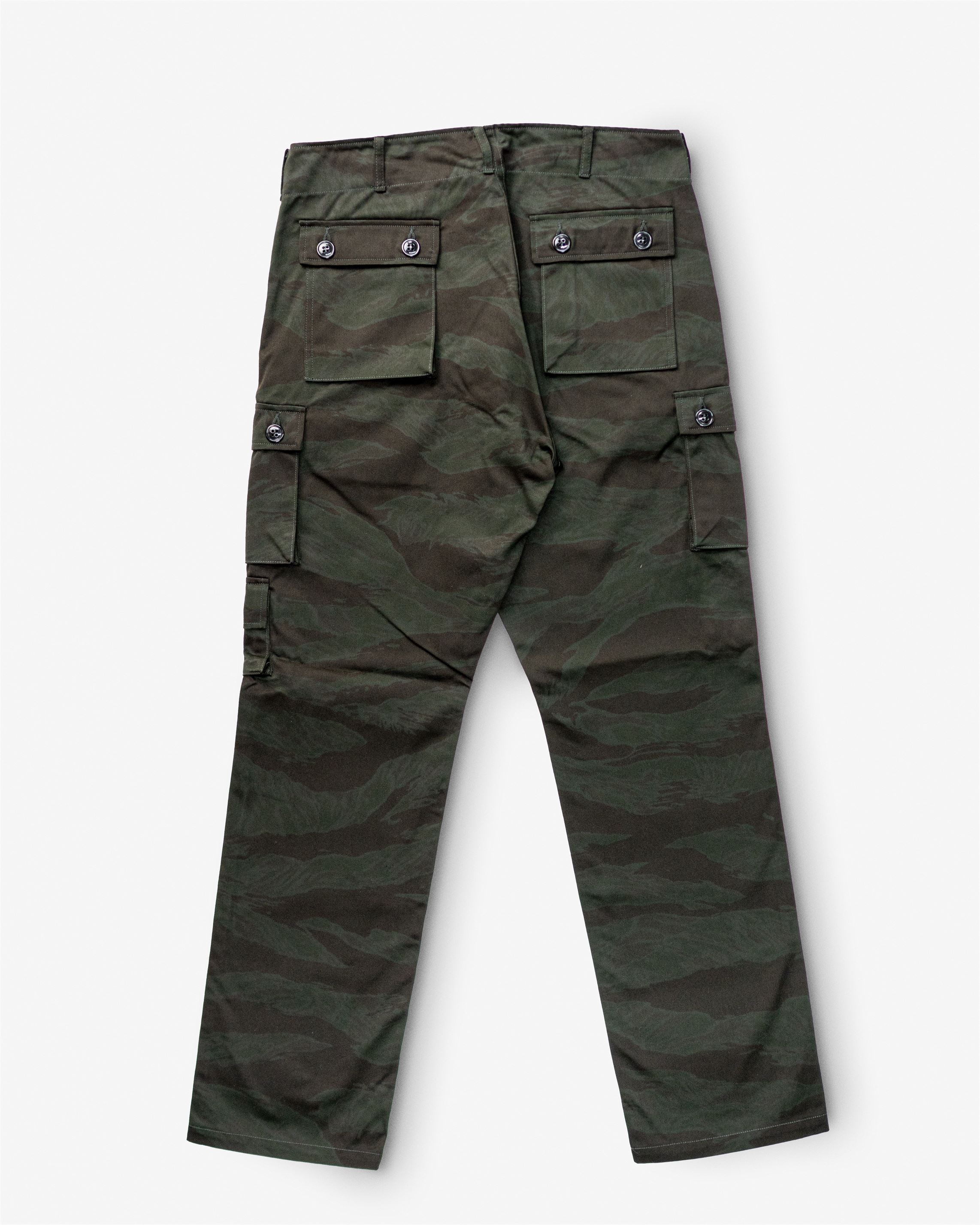 Tiger Camouflage Trousers / Black Overdye | MP22003 – The Signet Store