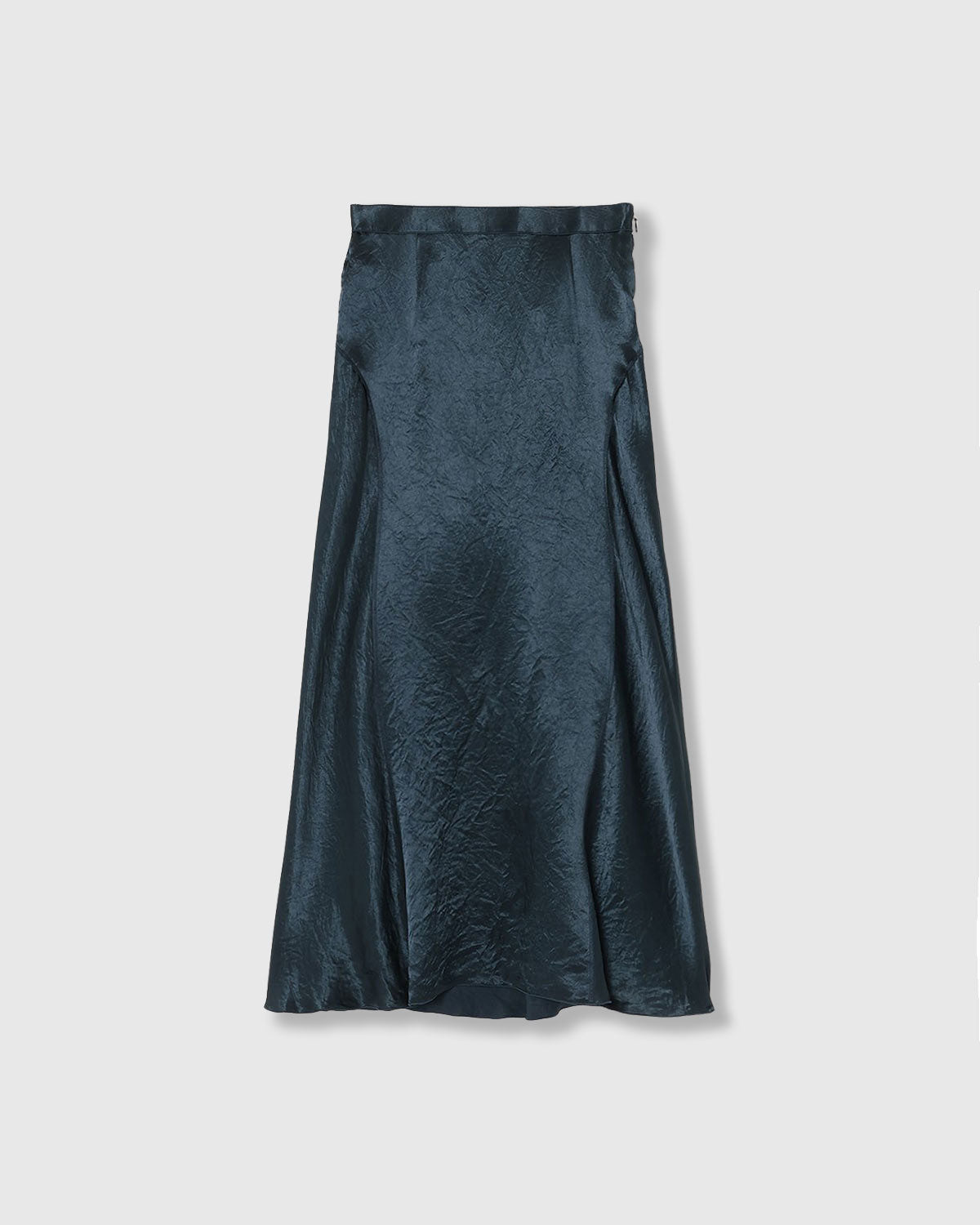 BACK SLIT ACETATE SATIN MAXI SKIRT | BOTTOMS | STORE | THINGS THAT