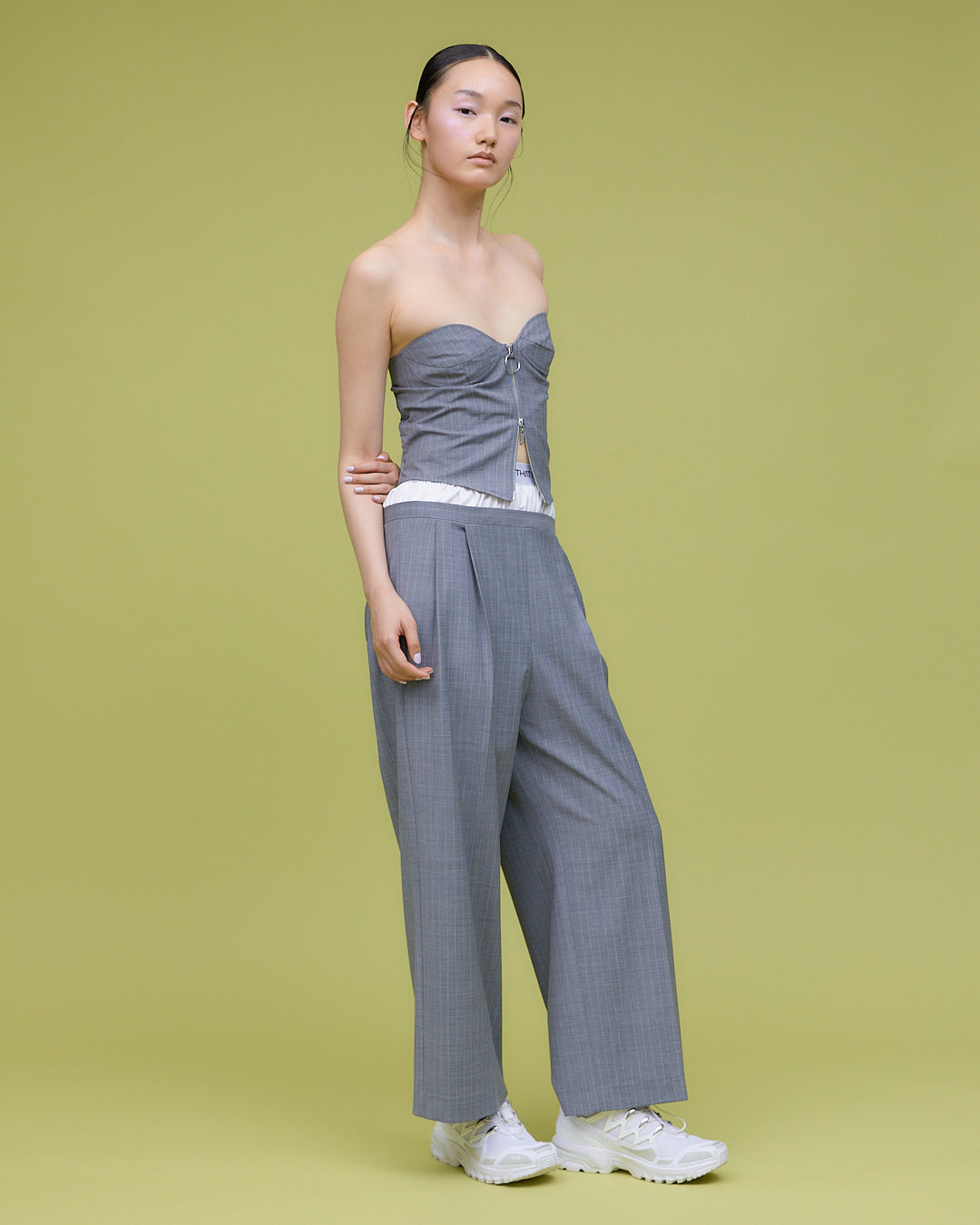 T/W FRONT ZIP BUSTIER | | STORE | THINGS THAT MATTER ONLINE STORE