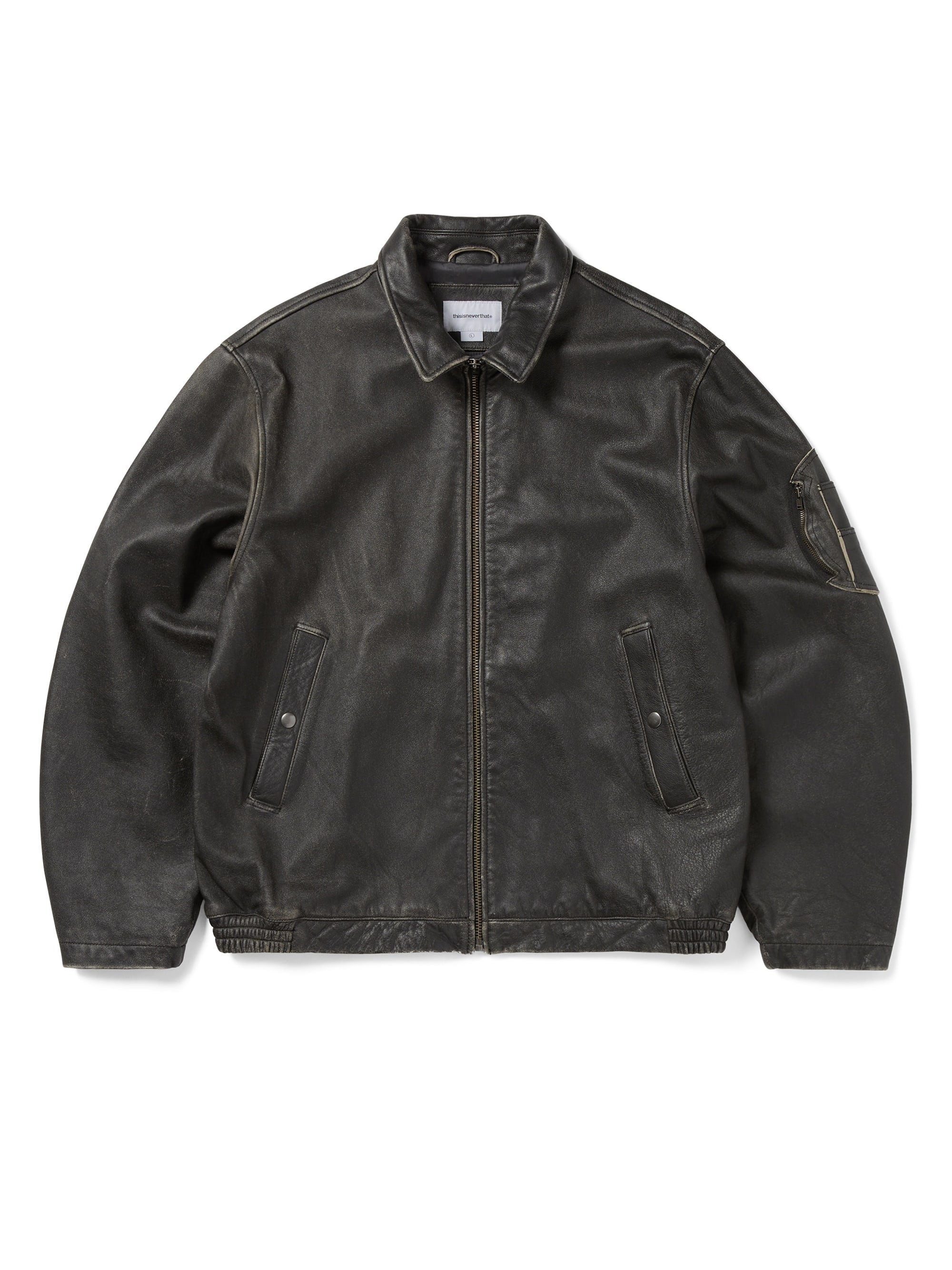 Flight Leather Jacket – thisisneverthat® JP