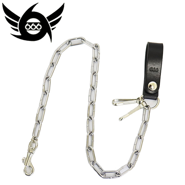 正規取扱店 666 ORIGINAL SOW0008 バイカーウォレットチェーン