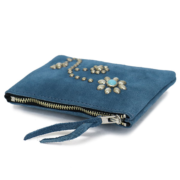 HTC スタッズスエードポーチレザー紐(調整可能)