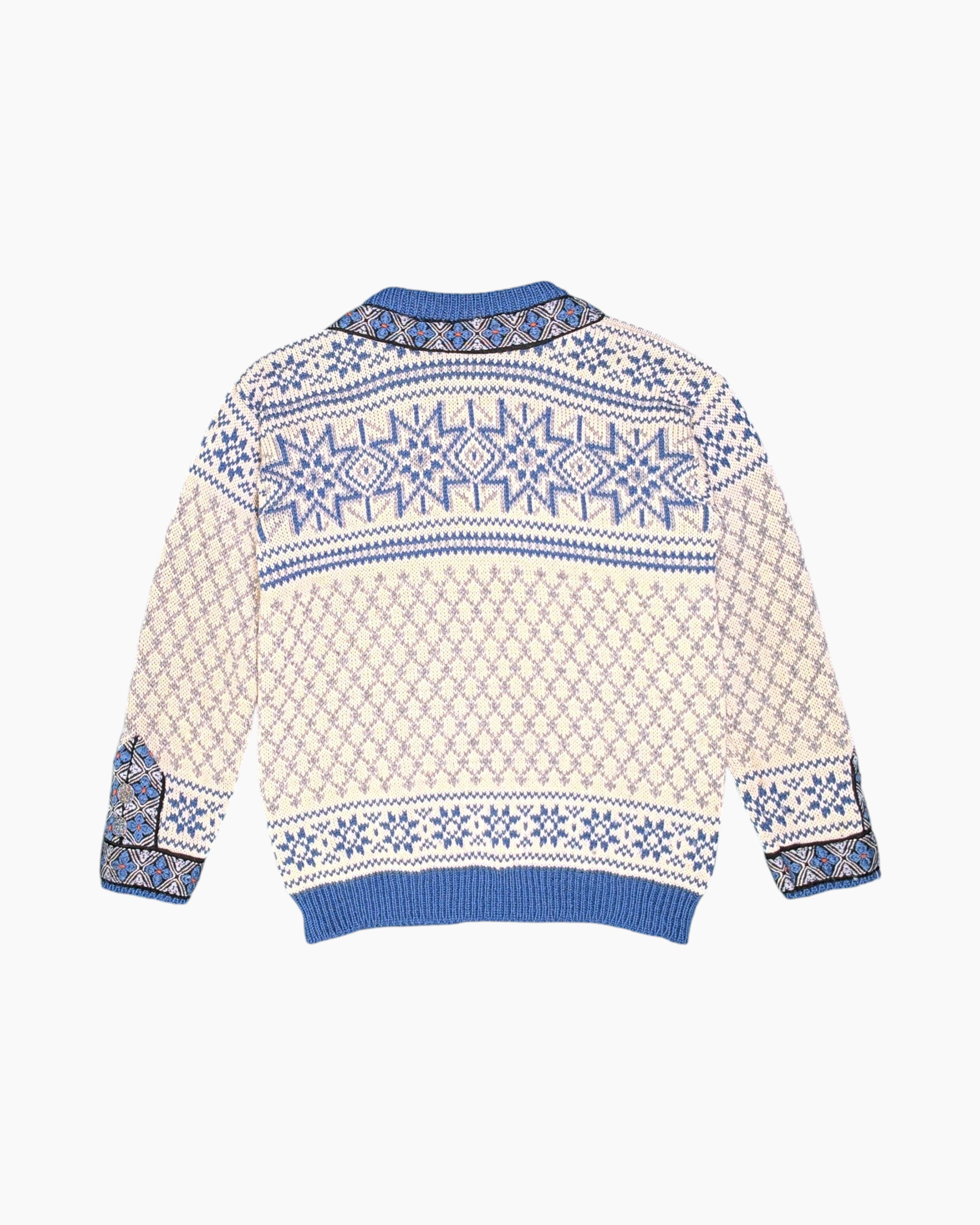 Vintage Dale Cardigan 42 Retro Norwegian Fair Isle – Unisex