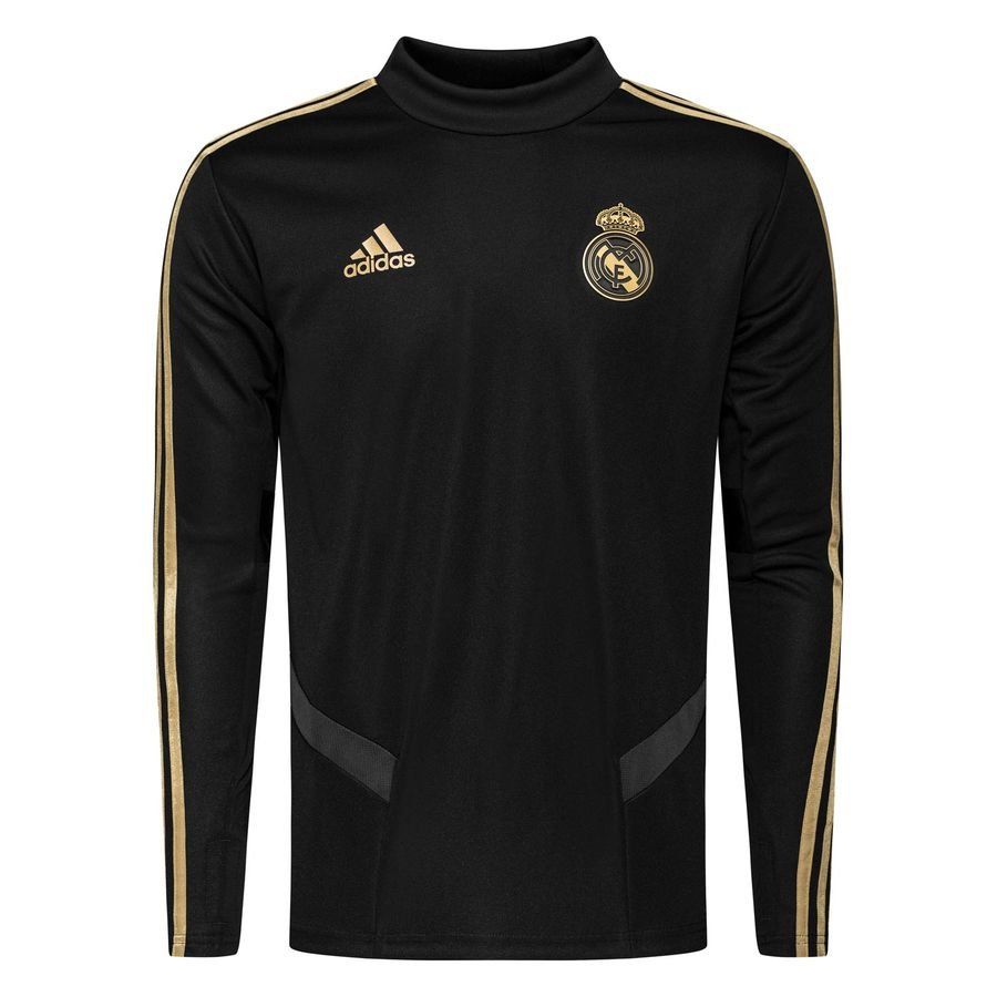 Real Madrid Training Shirt - Black/Gold