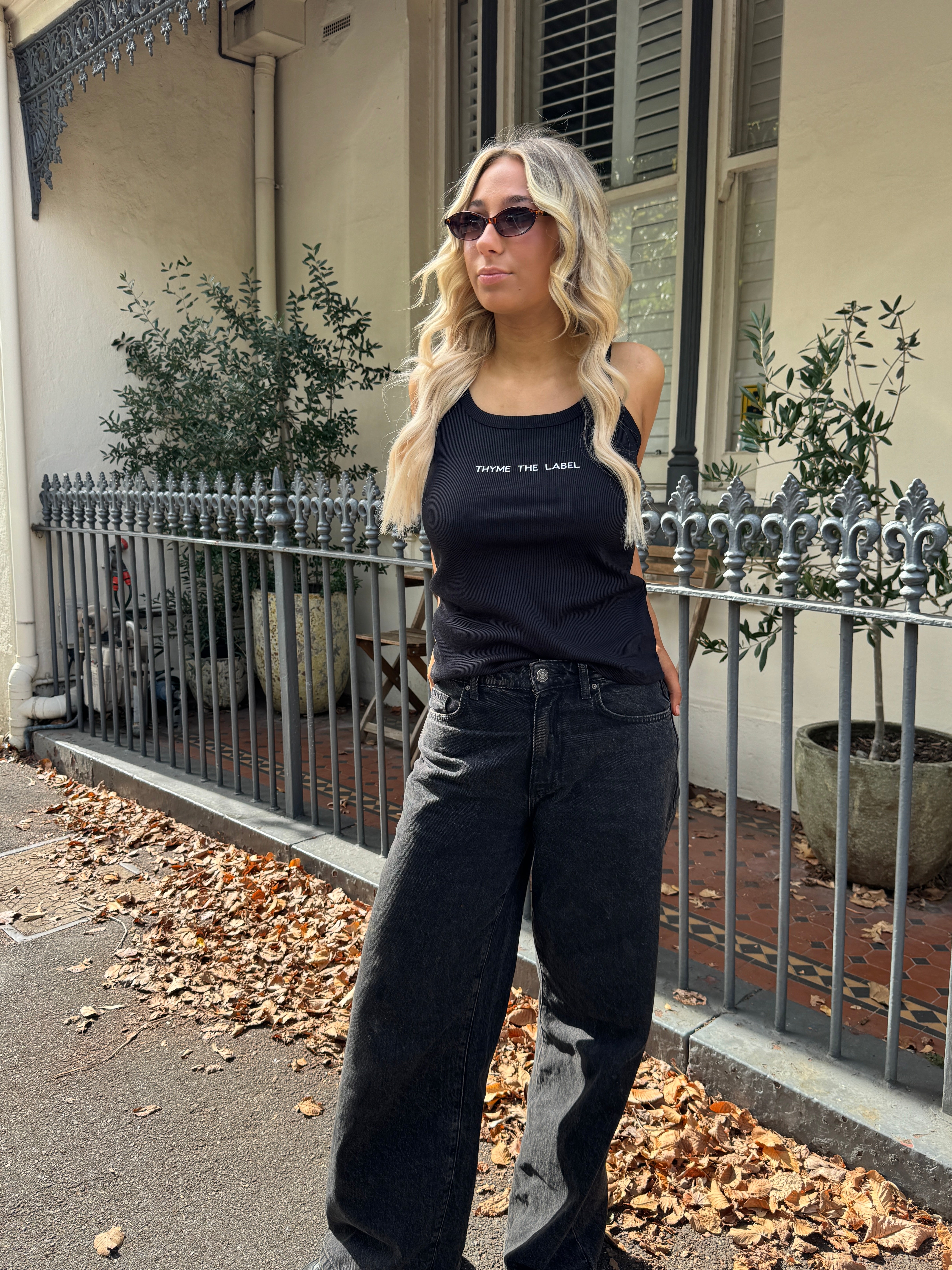 Muse Tank (Black) – T H Y M E