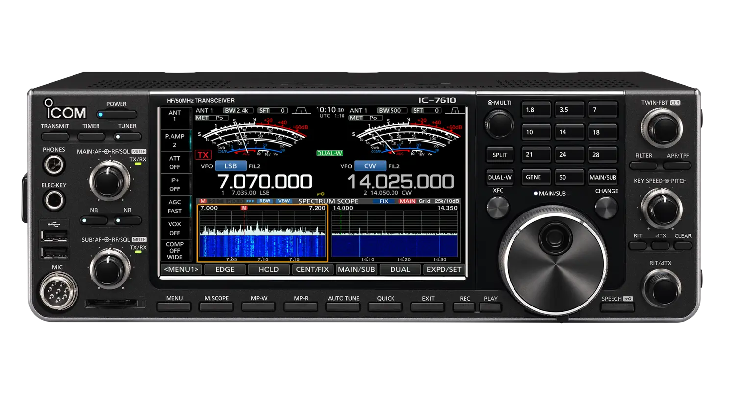 IC-7610】ICOM - 無線機, HF/50MHz オールモード | 東名電子株式会社