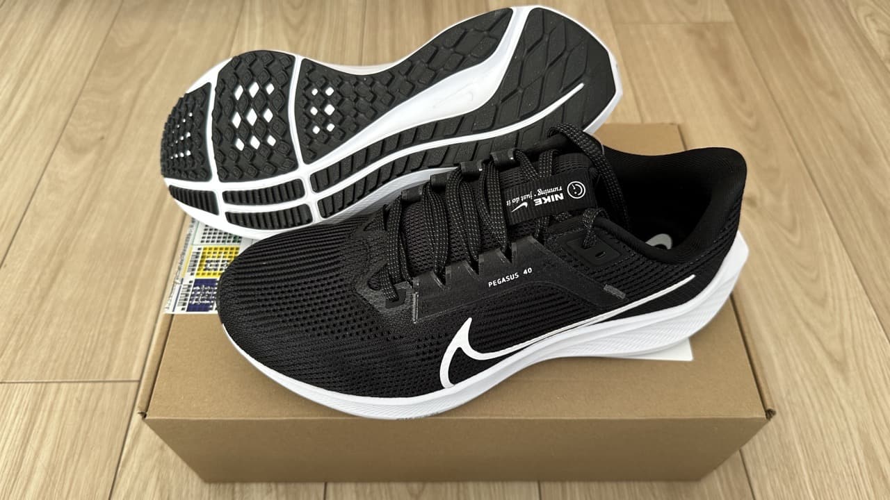 レビュー】Nike ペガサス40：進化が微妙。買うなら39がおすすめ｜とも