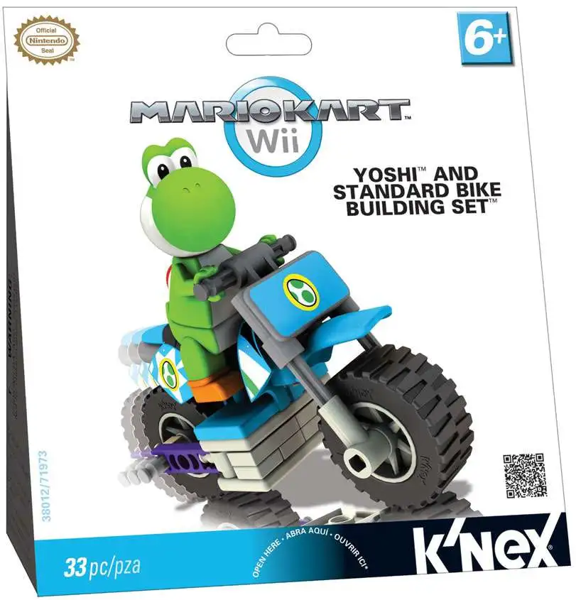 KNEX Super Mario Mario Kart Wii Yoshi Standard Bike Set 38012 - ToyWiz