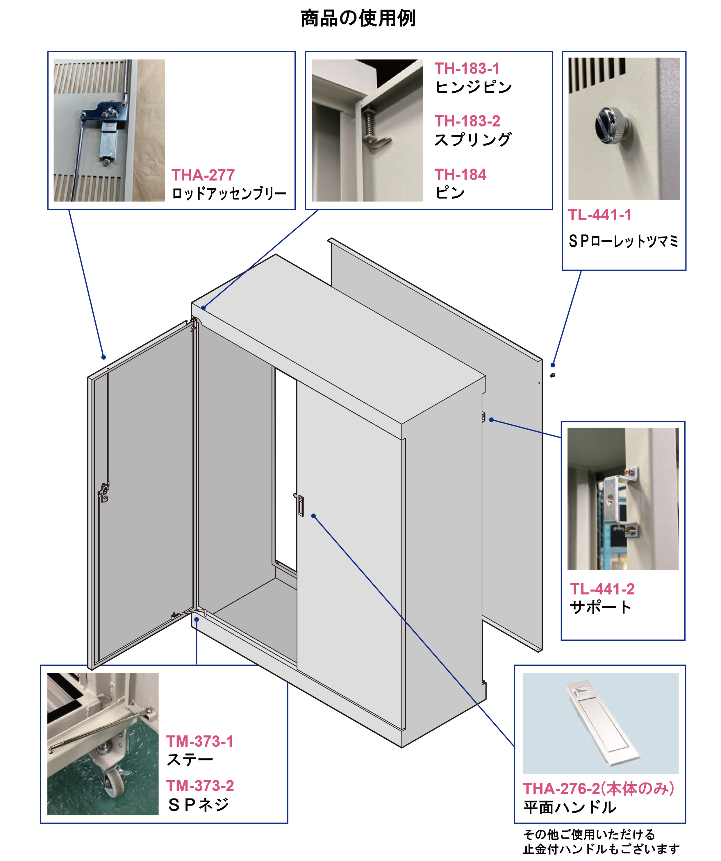 栃木屋EC_平面ハンドル: 取手・ハンドル
