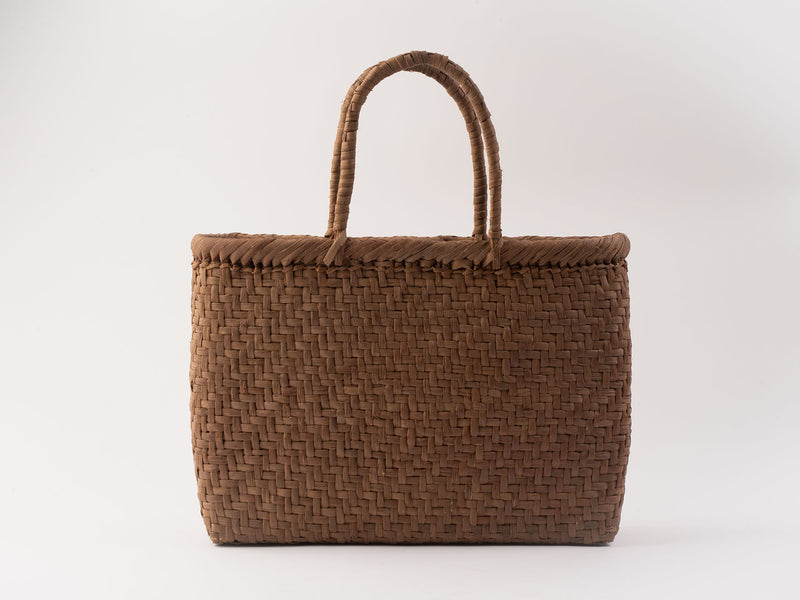 鷹山_山葡萄カゴ 網代編み 丸口– 東北スタンダードマーケット