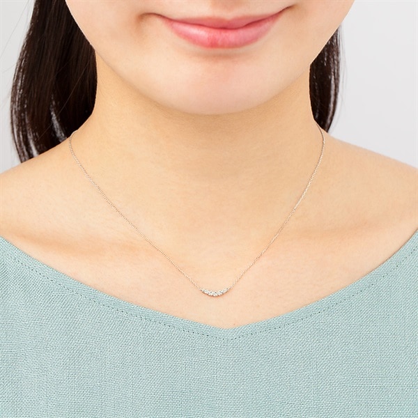 K18ホワイトゴールド ネックレス | 111721123208 | 【公式】4