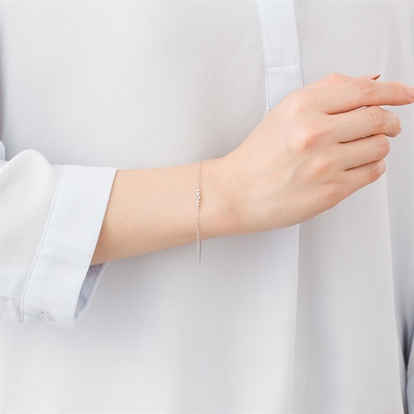 K10ホワイトゴールド ブレスレット | 111916133201 | 【公式】4