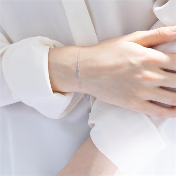 K10ホワイトゴールド ブレスレット | 111916133201 | 【公式】4