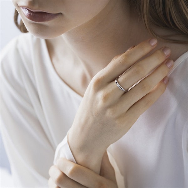 K10ホワイトゴールド リング | 111246143211 | 【公式】4℃ジュエリー