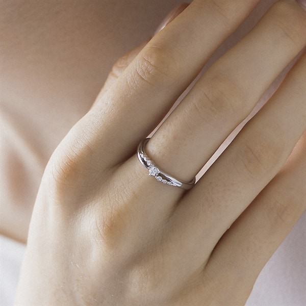 K10ホワイトゴールド リング | 111246143211 | 【公式】4℃ジュエリー
