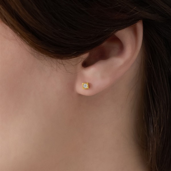 K24イエローゴールド ピアス/片耳用 | 112431353001 | 【公式】4