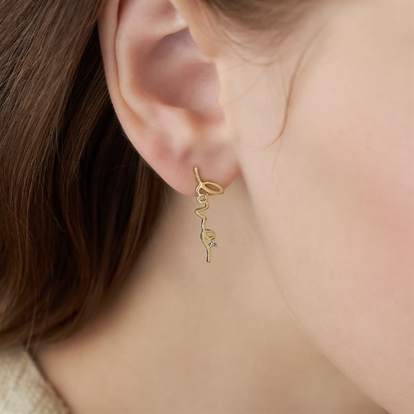 K10イエローゴールド ピアス/片耳用 | 112446153008 | 【公式】4