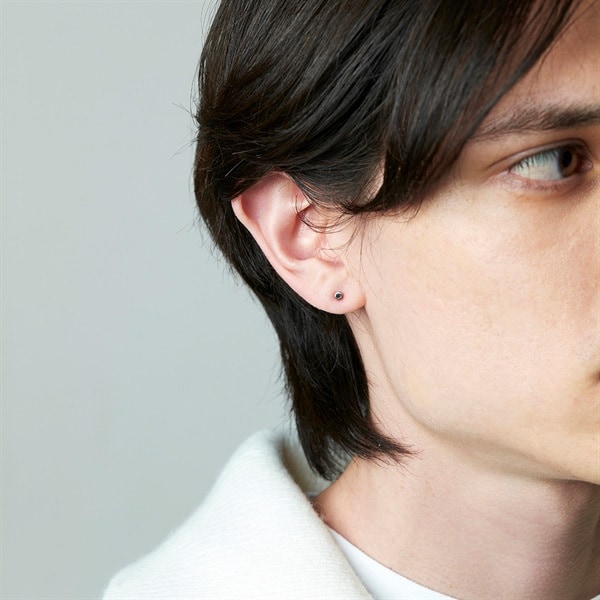 シルバー ピアス/片耳用 | 112144351002 | 【公式】4℃ HOMME+